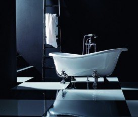 Ванна акрилова Gruppo Treesse Epoca 170х80 см білий фурнітура хром V5071