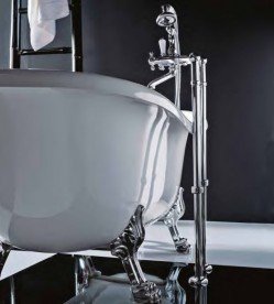 Ванна акрилова Gruppo Treesse Epoca 170х80 см білий фурнітура хром V5071