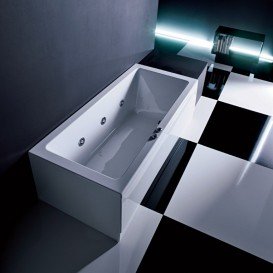 Ванна акриловая Gruppo Treesse Quadra 180х80 см белый V0780CX