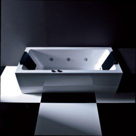 Ванна акриловая Gruppo Treesse Quadra 180х80 см белый V0780CX