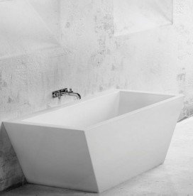 Ванна з штучного каменю Marmorin Tebe III 180х73 см окремостояча білий P 532 180 020 010