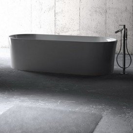 Ванна з штучного каменю Marmorin Wega 169х68,5 см окремостояча білий P 515 170 020 010