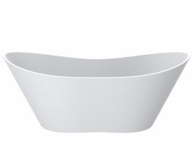 Ванна із штучного каменю Miraggio Florida 180х75 см Mirasoft Technology білий матовий 0001028