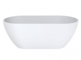 Ванна из искусственного камня Miraggio Greenland 168х80,5 см Mirasoft Technology белый матовый 0001029