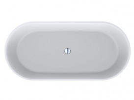 Ванна із штучного каменю Miraggio Greenland 168х80,5 см Mirasoft Technology білий матовий 0001029