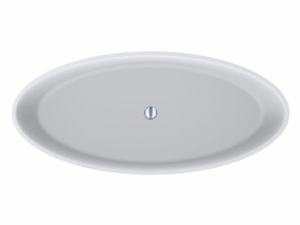 Ванна из искусственного камня Miraggio Madonna 180х80 см Mirasoft Technology белый матовый 0001041