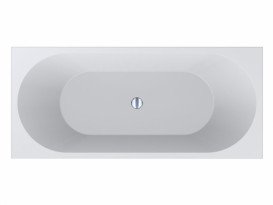 Ванна зі штучного каменю Miraggio Tasmania 180х80 см Mirasoft Technology білий матовий 0001128