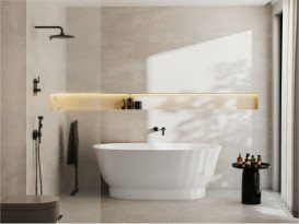 Ванна зі штучного каменю Miraggio Molly 160х80 см Miramarble білий матовий 0000978