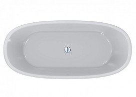 Ванна із штучного каменю Miraggio Anastasia 175x80 см литий мармур Miramarble білий 69125621