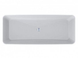 Ванна із штучного каменю Miraggio Bonita 180x75,5 см без переливу литий мармур Mirasoft білий 0001631