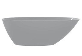 Ванна из искусственного камня Miraggio Melbourne 168,5x76 см Miramarble глянцевый белый 0001488