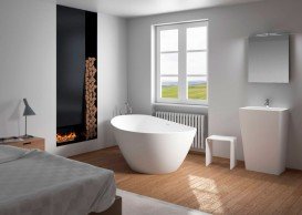 Ванна из искусственного камня Riho Granada 190х90 см белый матовый BS2000500000000