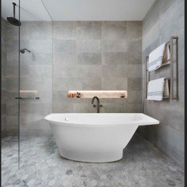 Ванна из искусственного камня Rock Design Лагуна R 162x100 белый 1LR162100