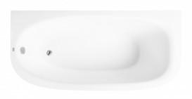 Ванна з штучного каменю Rock Design Селена Плюс 185x80 білий 1SP185080