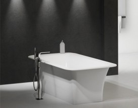 Ванна из камня Marmorin Tytan 179x89 см отдельностоящая белый 587 180 020 xx x