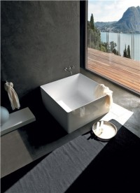 Ванна квадратная Kerasan G&M свободностоящая 120х120 белая 743801