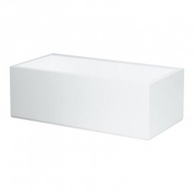 Ванна Laufen Kartell 170х86 см угловая левая с панелью с подсветкой перелива искусственный камень Sentec solid surface белый H2243360006161