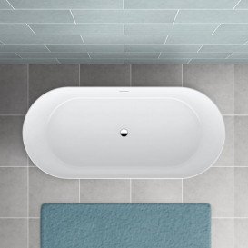 Ванна Laufen Pro 150х70 см окремостояча штучний камінь Marbond білий H2439520000001