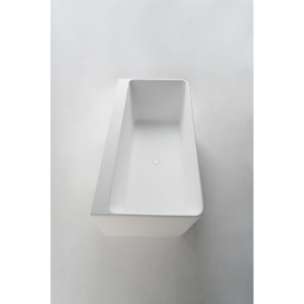Ванна отдельно стоящая каменная Volle Solid surface 165х80 белый 12-40-051