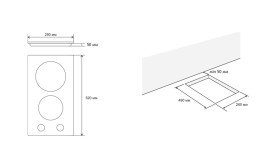 Варильна поверхня електрична Granado GVH 312 склокераміка black GVH13121