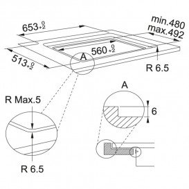 Варильна поверхня індукційна Franke Smart FSM 654 I BK склокераміка чорний 108.0606.107
