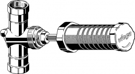 Вентиль Viega Easytop 2278.6 полнопроходной Rp¾ кремниевая бронза 747381