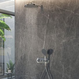 Верхний душ Bossini Apice Ø 280 мм с кронштейном хром H70430H00030005