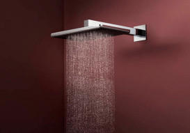 Верхний душ Hansgrohe Raindance Alive Q 34х21 см 2 режима с держателем хром 24550000