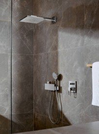 Верхній душ Hansgrohe Raindance E 300 1jet з власником чорний матовий 26238670
