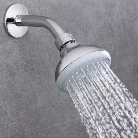 Верхний душ с настенным кронштейном Grohe New Tempesta 100 латунь/пластик хром 26088001