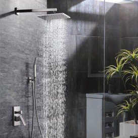 Верхний душ с настенным кронштейном Grohe Rainshower Allure 230 латунь хром 26054000
