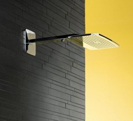 Верхний душ с тропическим душем Hansgrohe коллекция Raindance E AIR EcoSmart 360 1jet хром 26605000