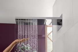 Верхний душ со стены Villeroy & Boch  Universal Showers 230х557 мм латунь хром TVC00001200061