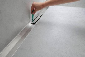 Верхня частина Hansgrohe RainDrain Flex для ринви 1600 мм матова нержавіюча сталь 56262800