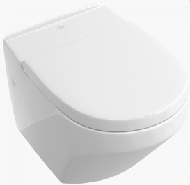 Сиденье с крышкой для унитаза Villeroy&Boch Lifetime с микролифтом и быстрым снятием 9M02S101