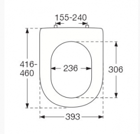 Сидіння з кришкою для унітазу Villeroy & Boch Lifetime з мікроліфтом і швидким зняттям 9M02S101