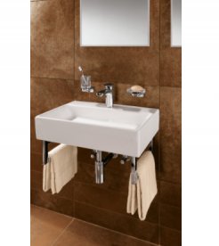 Раковина для ванной подвесная с вешалкой Villeroy&Boch коллекция Memento белая 51336001