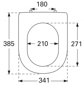 Villeroy & Boch Subway 2.0 Сидіння 9M69Q101