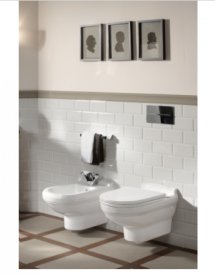 Сиденье с крышкой для унитаза Villeroy&Boch Hommage с микролифтом и быстрым снятием 8809S1R1