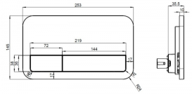 Унітаз підвісний Villeroy & Boch O.Novo 5688H101 + Сидіння + Інсталяція ViConnect 92246100 + Кнопка змиву 92249061