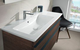 Раковина для ванної на тумбу Villeroy & Boch колекція Venticello біла 41048L01