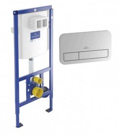 Унітаз підвісний Villeroy & Boch колекція Subway 2.0 56001001 + 9M68S101 + Інсталяція ViConnect 92246100 + Кнопка змиву 92249061