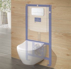 Унітаз підвісний Villeroy & Boch колекція Subway 2.0 56001001 + 9M68S101 + Інсталяція ViConnect 92246100 + Кнопка змиву 92249061
