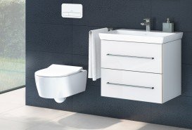 Тумба под раковину Villeroy&Boch Avento подвесная 76х44.7х52 белый глянец A89100B4