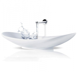 Раковина для ванної накладна Villeroy & Boch колекція My Nature біла 411080R1