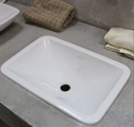 Раковина для ванної вбудована Villeroy & Boch колекція Loop & Friends біла 61450001