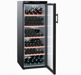 Винна шафа Liebherr WTb 4212 Vinothek сталь/двері з тонованим склопакетом чорний WTb 4212-20 001