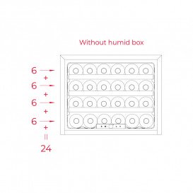 Винна шафа Teka RVI 10024 чорне скло 113600009
