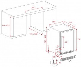 Винный шкаф Teka RVU 20046 черный 113600008
