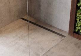 Внешняя часть водосточного желоба Hansgrohe RainDrain Match Plus 900 мм черный матовый 56216670